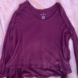 Oversized american eagle ribbed sweater